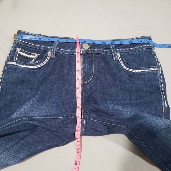 Vingin Only Straight Leg Women Blue Jeans Size 9 - Picture 11 of 13